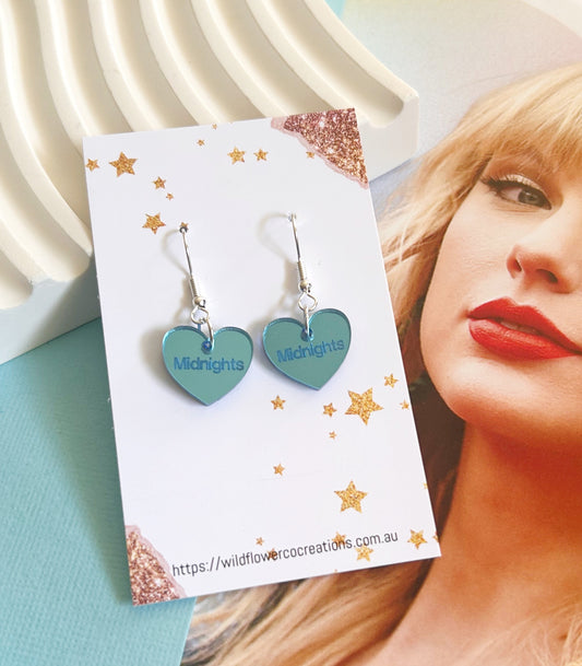 Midnights Heart Dangles