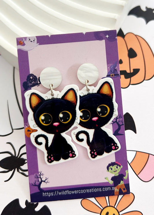 Black Cat Dangles