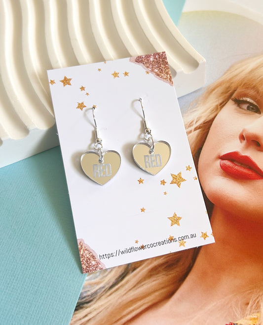 Red Heart Dangles