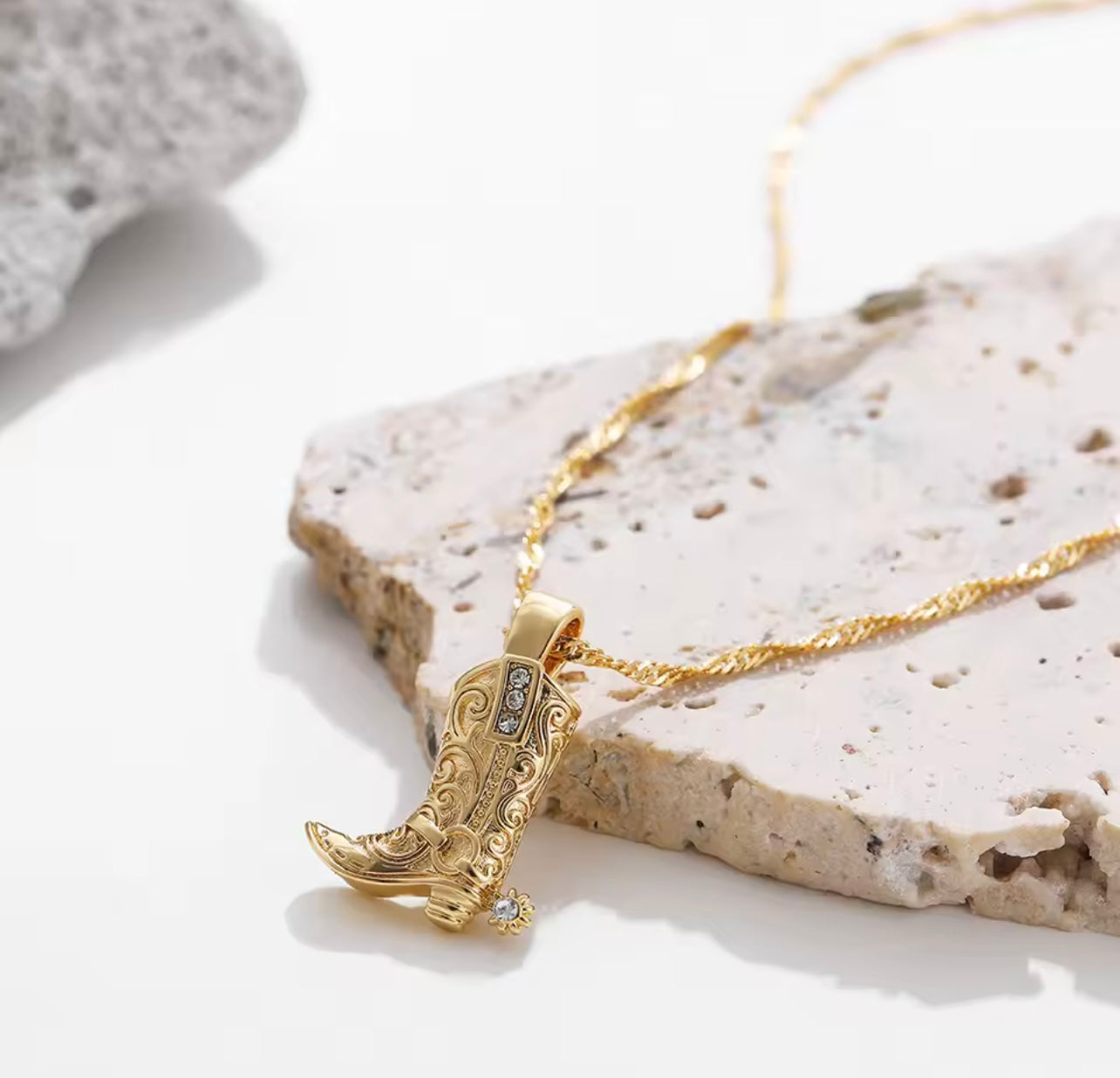 Cowboot Necklace