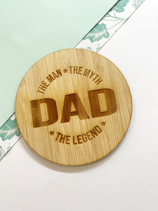 Father's Day Drink Coaster