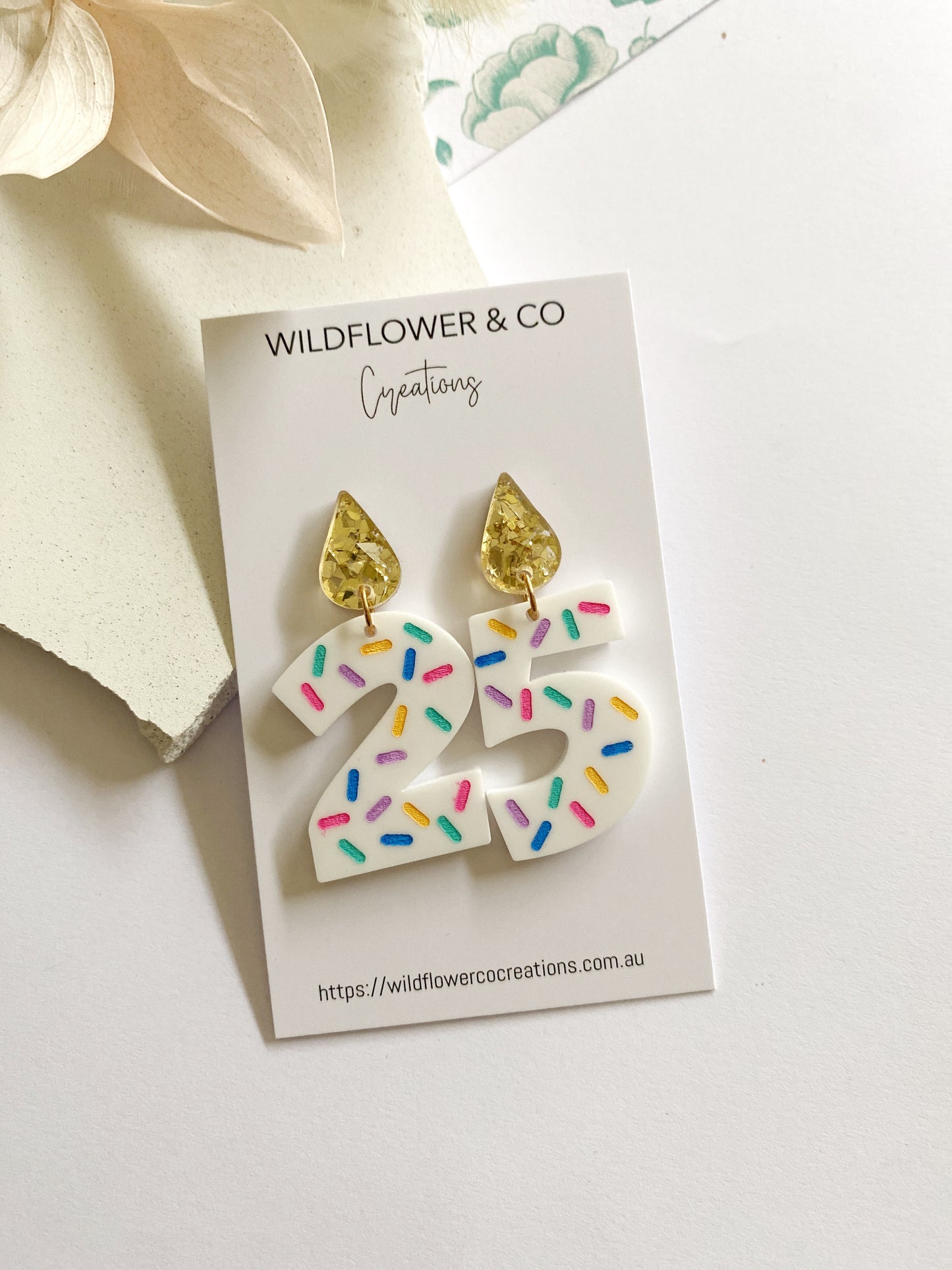 Birthday Candle Earrings