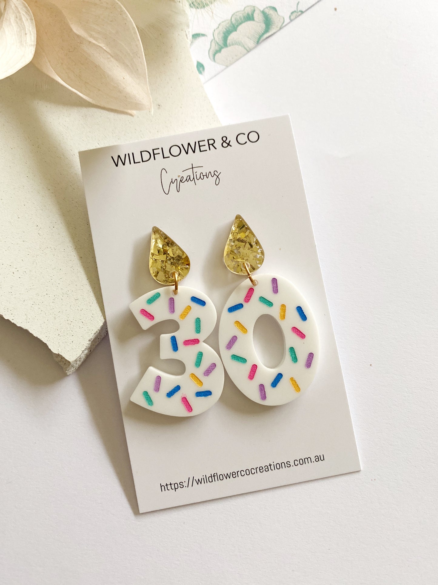 Birthday Candle Earrings