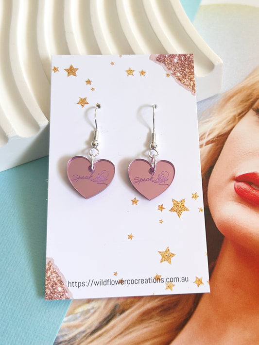 Speak Now Heart Dangles