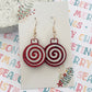Peppermint Christmas Swirl Bauble