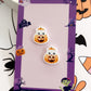 Pumpkin Cat Studs