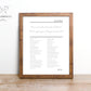 TS Song ALL TO WELL Print File ONLY