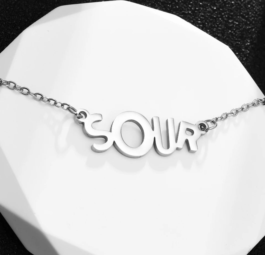 SOUR necklace