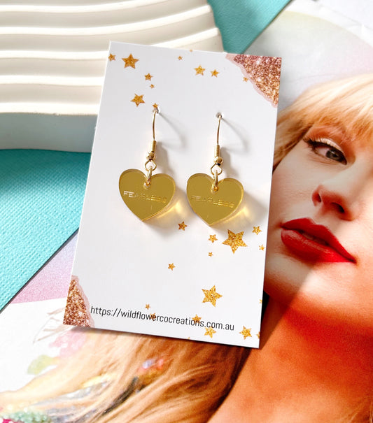 Fearless - Heart Dangles