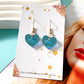 1989 Heart Dangles - blue