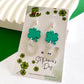Shamrock Statement Earrings