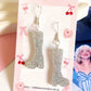Heart Boot Statement Dangles