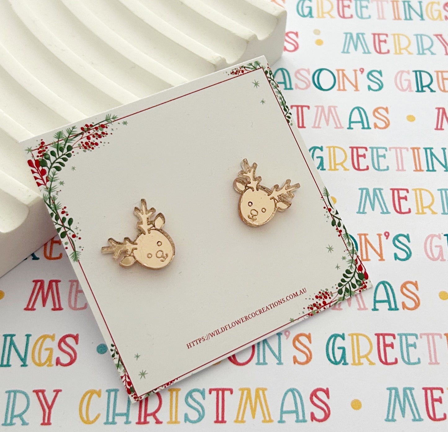 Reindeer Studs