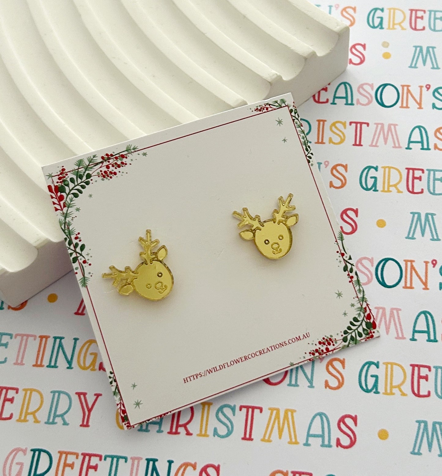 Reindeer Studs