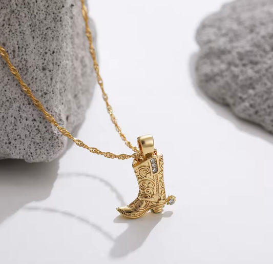 Cowboot Necklace