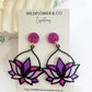 Stained Glass - Lotus flower