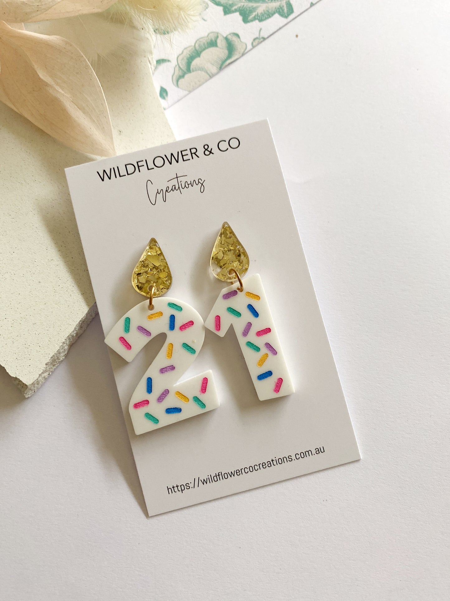 Birthday Candle Earrings