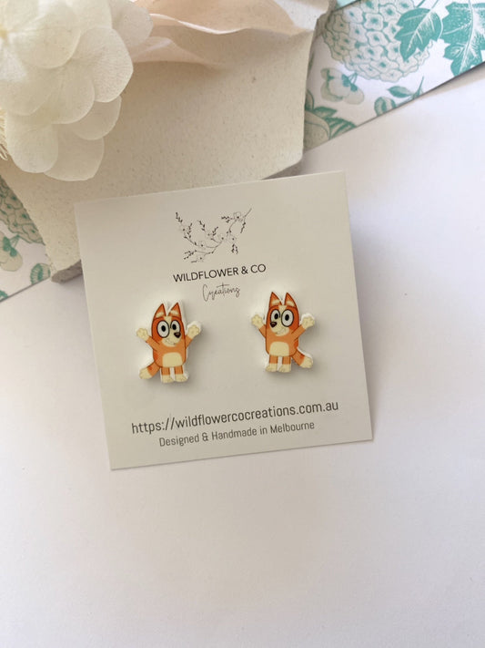 Orange Dog Studs